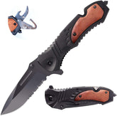 Folding Pocket Knife,Multitool Diving Knife Rope Cutter Bottle Opener Tool